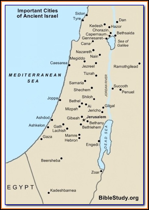 Biblical Maps Of Israel And Judah Biblical Maps Of Israel And Judah
