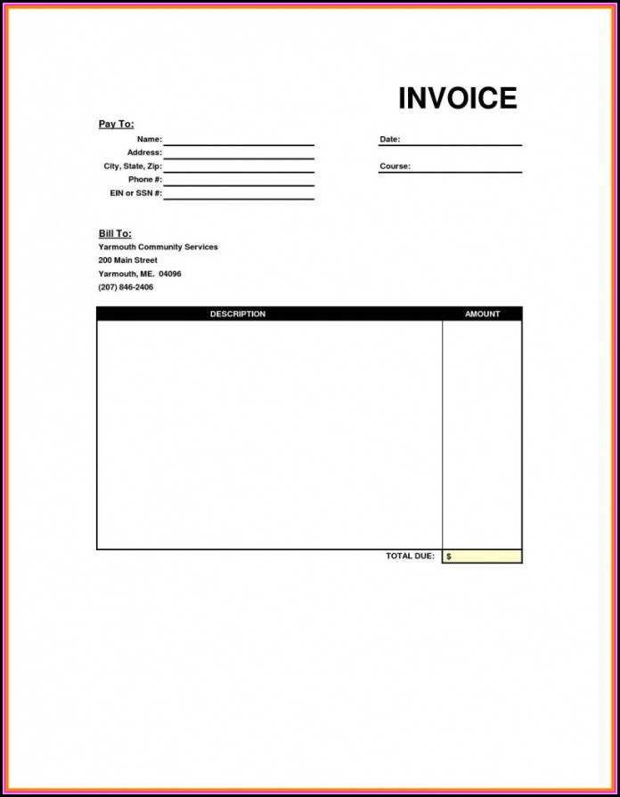 Blank Invoice Template Pdf Uk Blank Invoice Template Pdf Uk