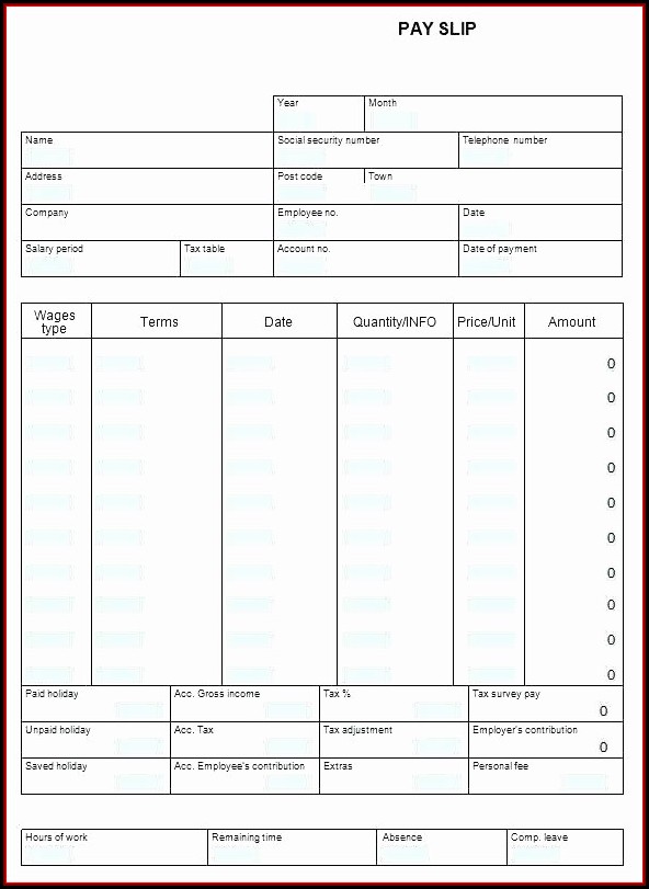 Check Stubs Templates Free Check Stubs Templates Free