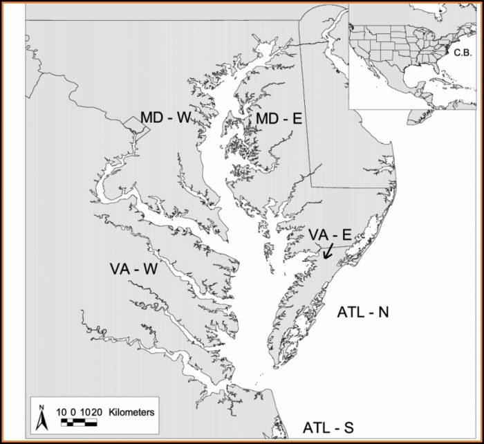 Chesapeake Bay Map Labeled Chesapeake Bay Map Labeled