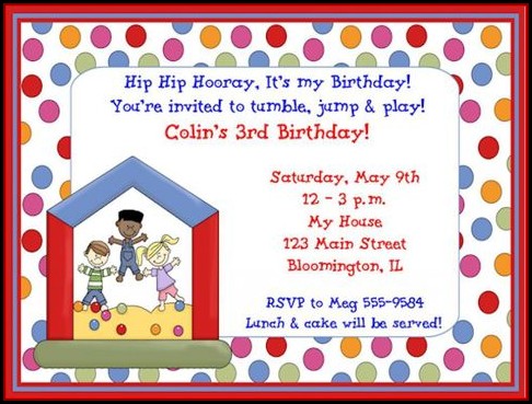 Children's Birthday Party Invitation Templates Free Children's Birthday Party Invitation Templates Free