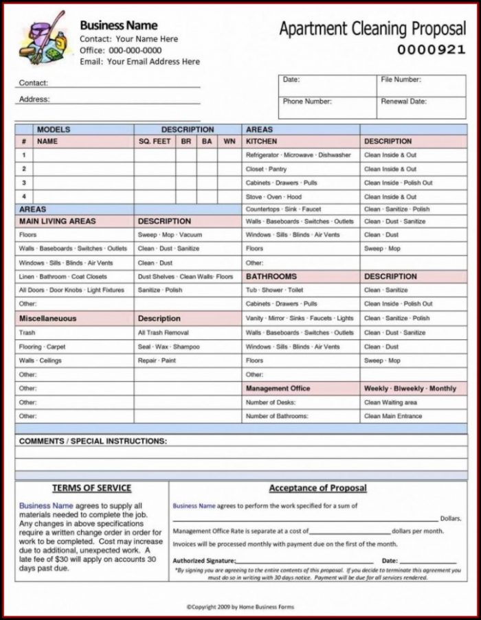 Commercial Cleaning Quote Template Commercial Cleaning Quote Template