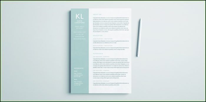 Free Indesign Resume Template Download Free Indesign Resume Template Download