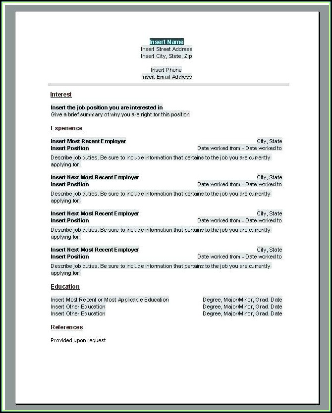 Free Modern Resume Templates For Teachers Free Modern Resume Templates For Teachers