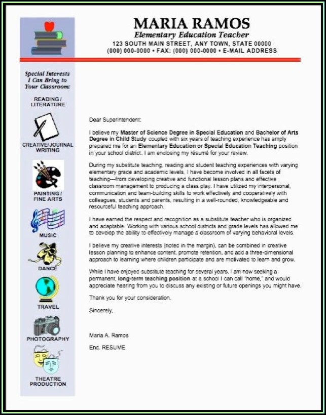 Free Resume Templates For Elementary Teachers Free Resume Templates For Elementary Teachers