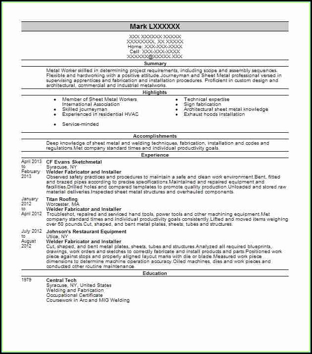 Granite Fabricator And Installer Resume Granite Fabricator And Installer Resume