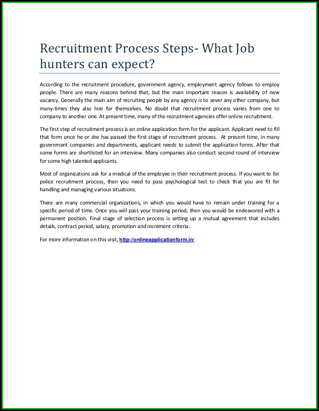 How To Fill Up Employment Application Form Online How To Fill Up Employment Application Form Online
