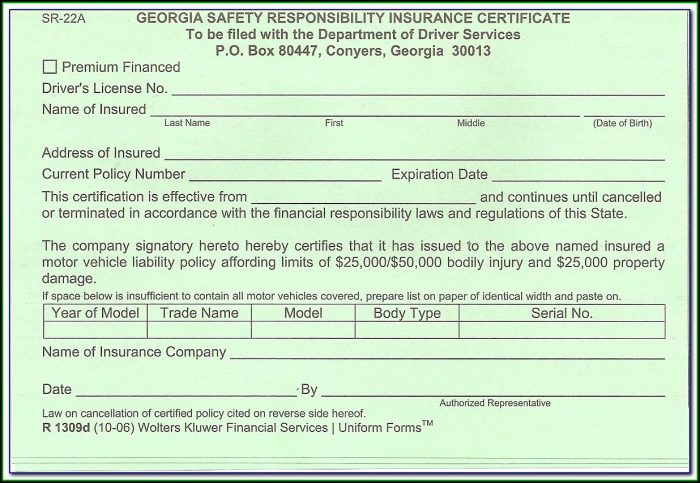 How To Get An Sr22 Form In Texas How To Get An Sr22 Form In Texas