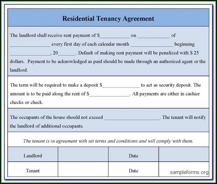 Landlord Tenant Agreement Form Kenya Landlord Tenant Agreement Form Kenya