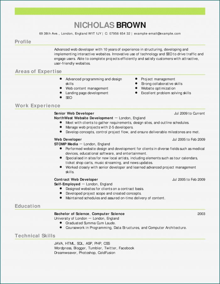 Modern Cv Template Word Free Download Doc Modern Cv Template Word Free Download Doc