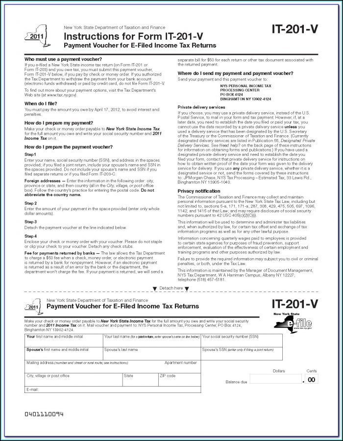 Ny State Tax Form It 201 D Ny State Tax Form It 201 D