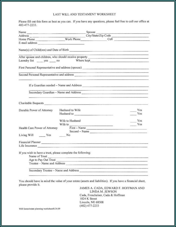 Printable Last Will And Testament Forms Ontario Printable Last Will And Testament Forms Ontario