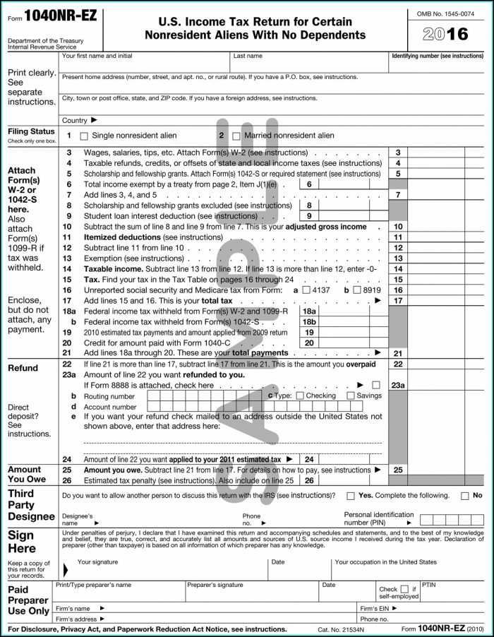Printable Tax Forms 1040ez 2019  Form  Resume Examples #vq1PyQrKkR