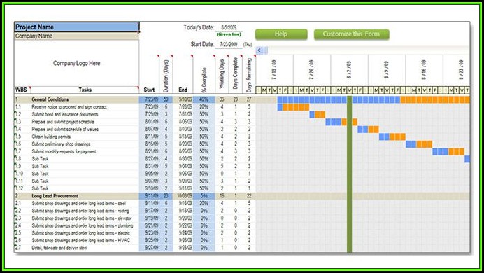 Residential Construction Schedule Template Excel Free Residential Construction Schedule Template Excel Free