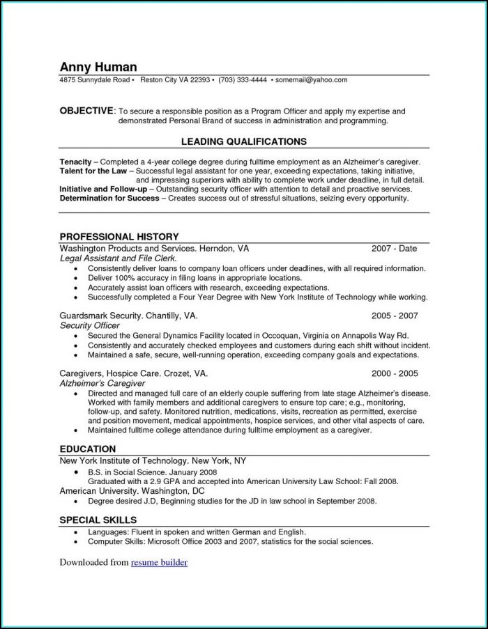 Resume Builder For Pc Free Download Resume Builder For Pc Free Download