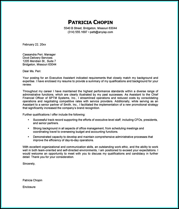 Resume Cover Letters Example Resume Cover Letters Example