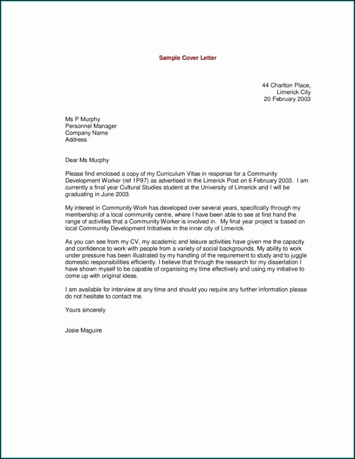 Resume Cover Letters Samples Free Resume Cover Letters Samples Free