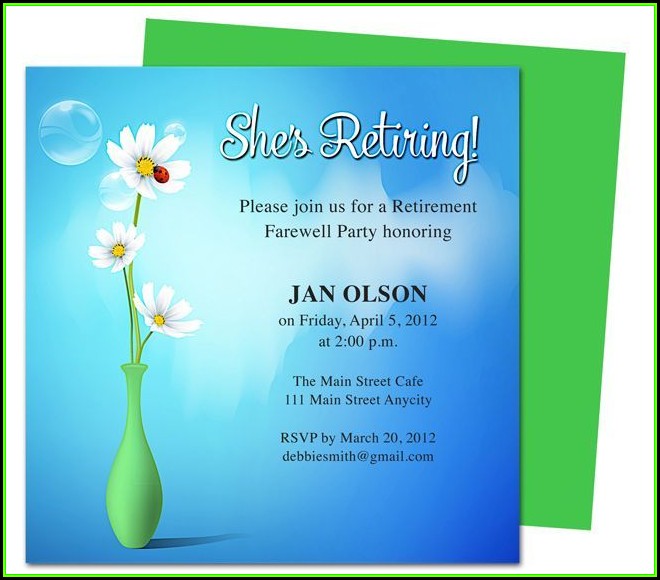 Retirement Flyer Template Free Retirement Flyer Template Free