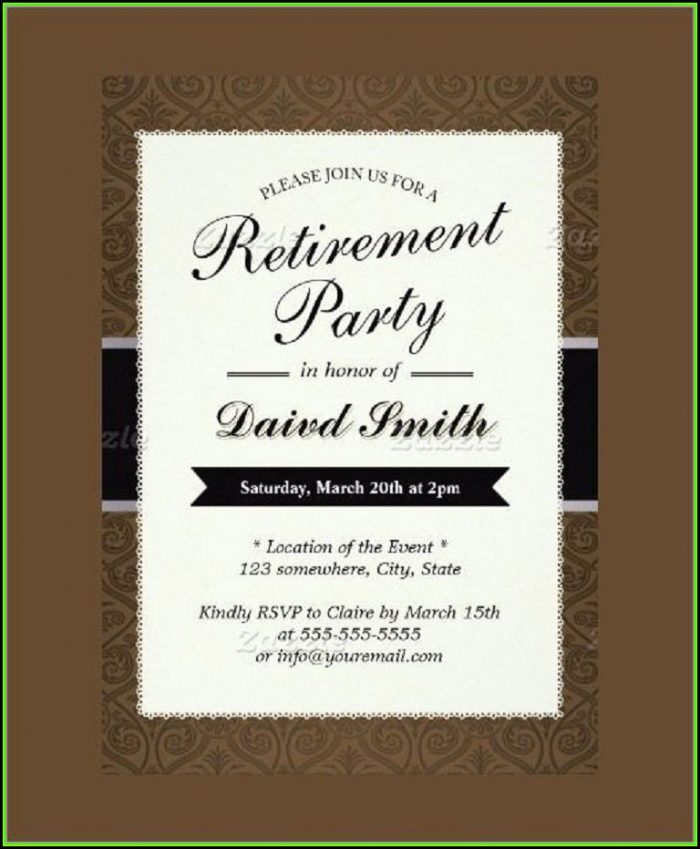 Retirement Party Invitation Template Free Printable Retirement Party Invitation Template Free Printable