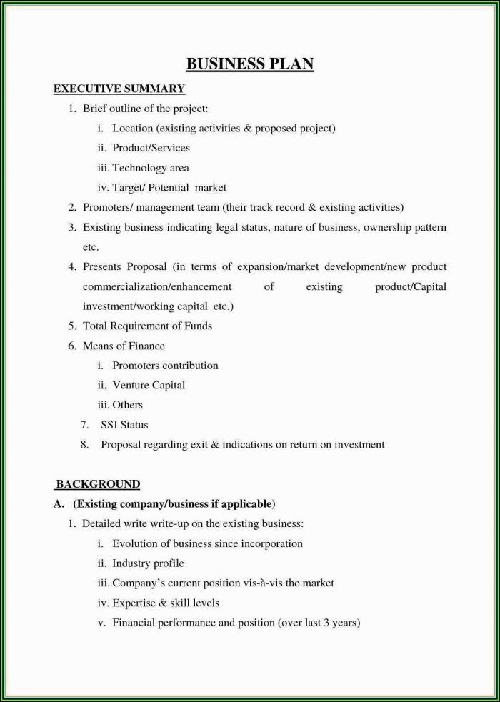Small Business Prospectus Template Small Business Prospectus Template