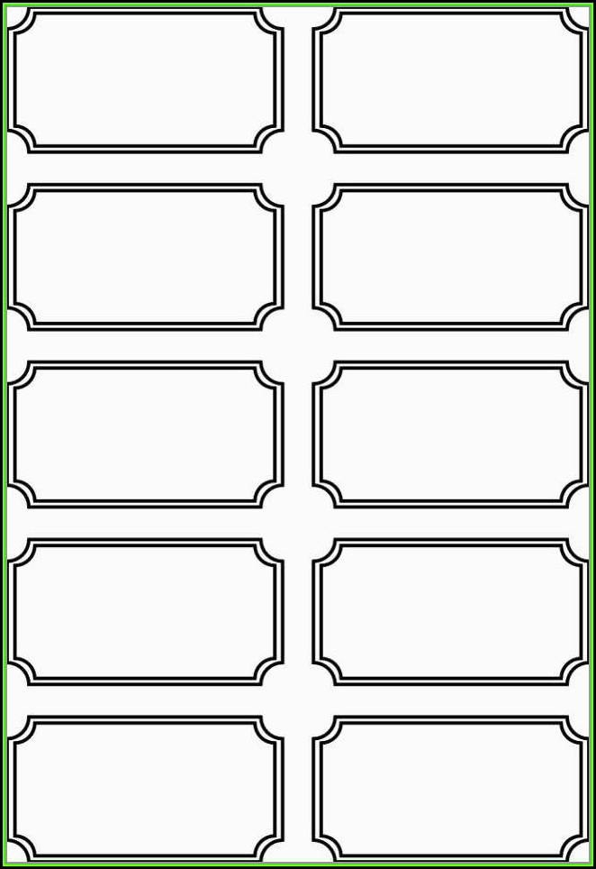 Ticket Stub Template Editable Ticket Stub Template Editable