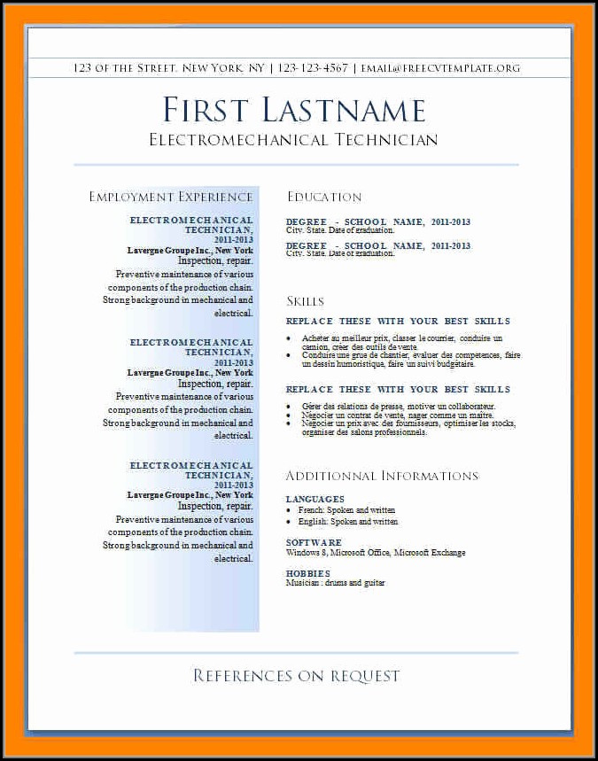 Totally Free Cv Templates Totally Free Cv Templates