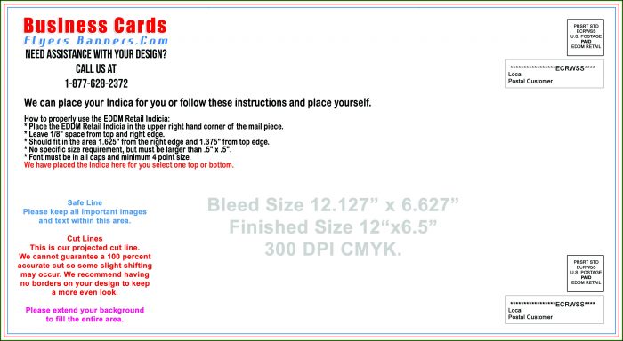 Usps Eddm Postcard Template Usps Eddm Postcard Template