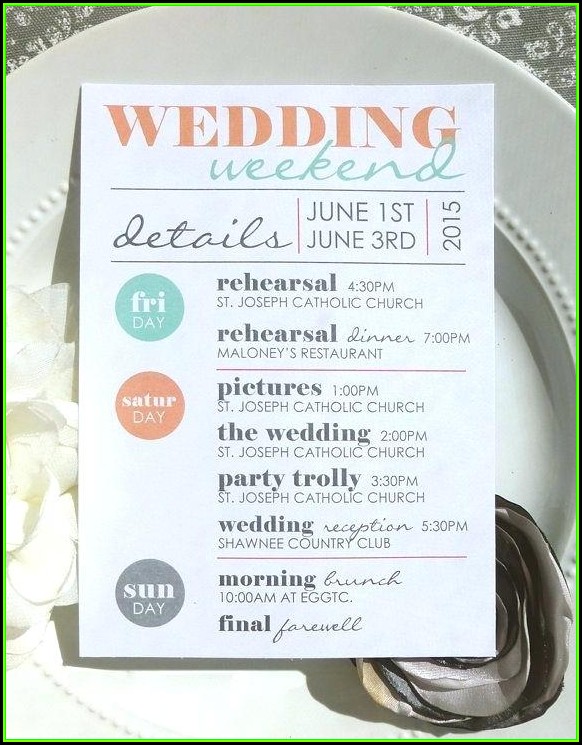 Wedding Day Itinerary Template Word Wedding Day Itinerary Template Word