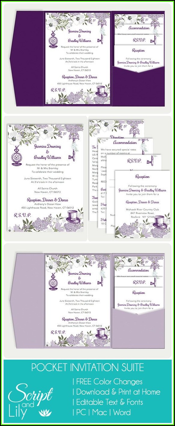 Wedding Invitation Template Download And Print Wedding Invitation Template Download And Print