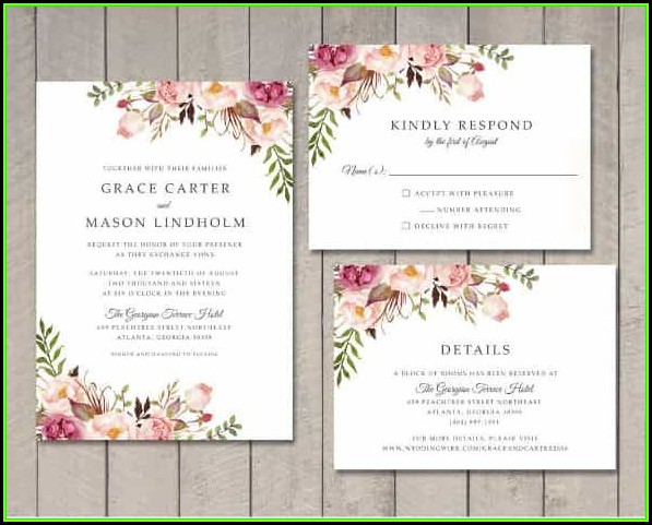Wedding Invitation Template Download Word Wedding Invitation Template Download Word