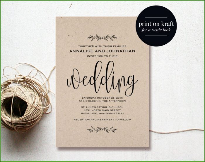 Tri Fold Wedding Invitation Template - Template 2 : Resume Examples #dO3w4948En