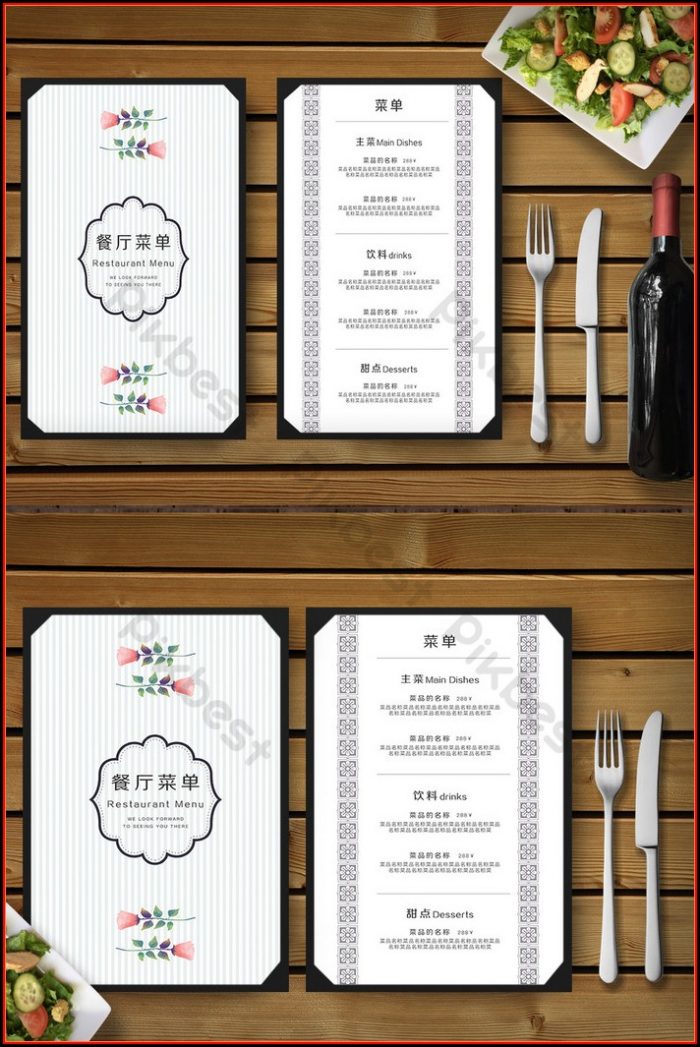 Catering Menu Design Template Free Download Catering Menu Design Template Free Download