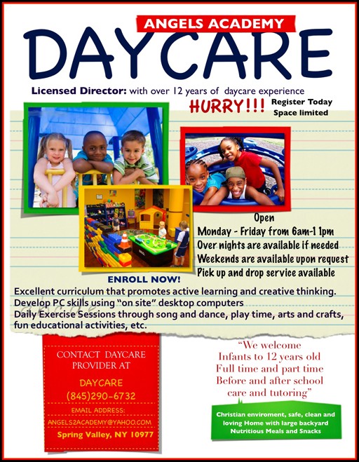Child Daycare Flyer Templates Child Daycare Flyer Templates