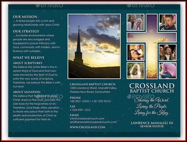 Church Brochure Templates Free Church Brochure Templates Free