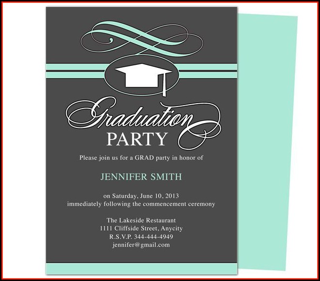 College Graduation Invitation Templates College Graduation Invitation Templates