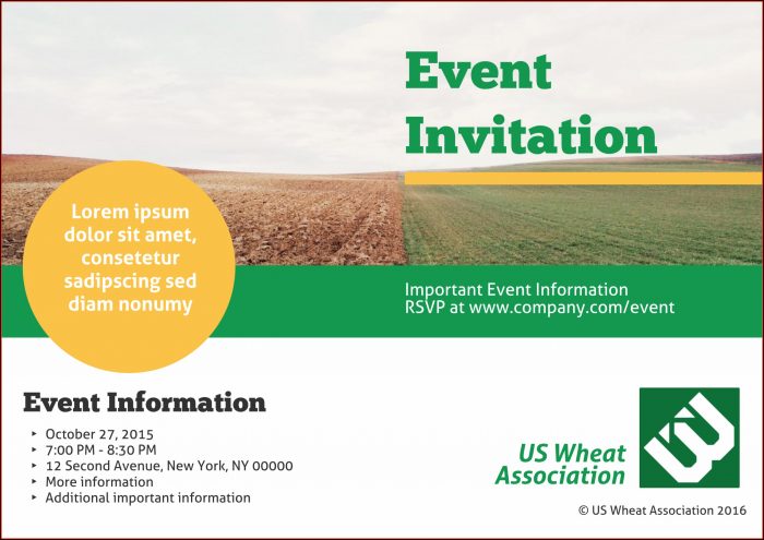 Company Event Invitation Template Company Event Invitation Template