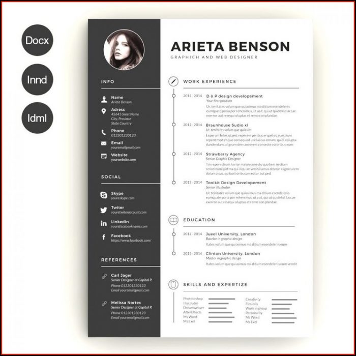 Cool Resume Templates Free Word Cool Resume Templates Free Word