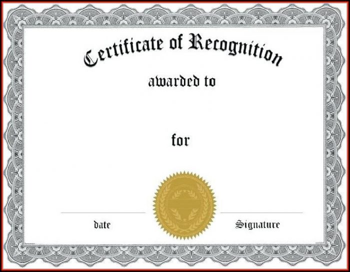 Customizable Certificate Template Customizable Certificate Template