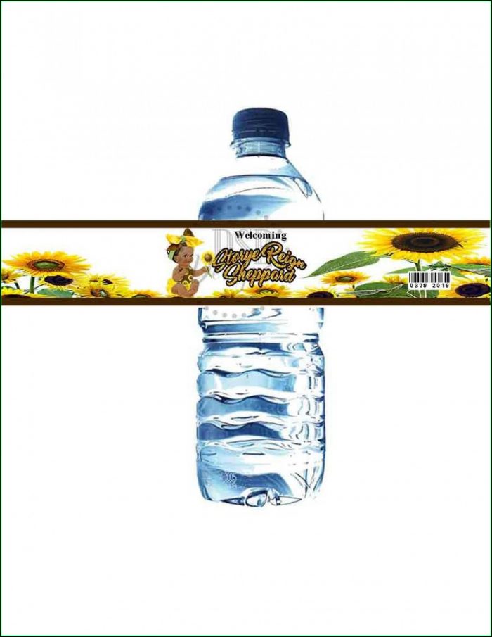 Diy Water Bottle Label Template Free Diy Water Bottle Label Template Free