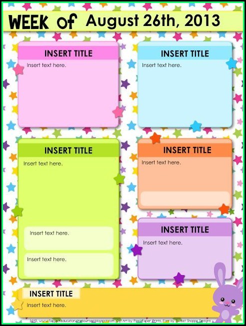Editable Newsletter Template Editable Newsletter Template