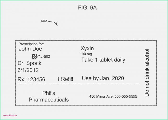 Editable Prescription Bottle Template Editable Prescription Bottle Template