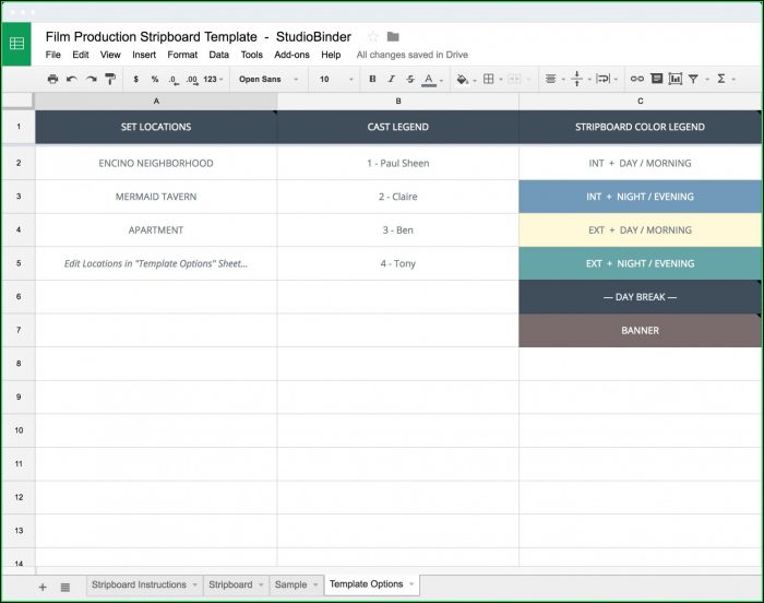Film Production Schedule Template Excel Film Production Schedule Template Excel