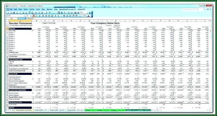Financial Forecast Template For Startups Financial Forecast Template For Startups