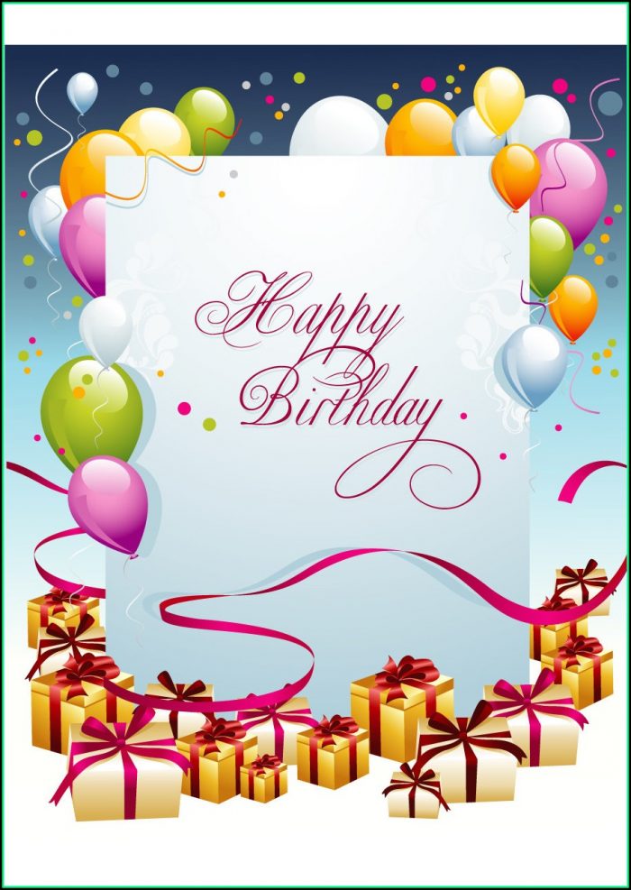 Free Birthday Card Template Free Birthday Card Template