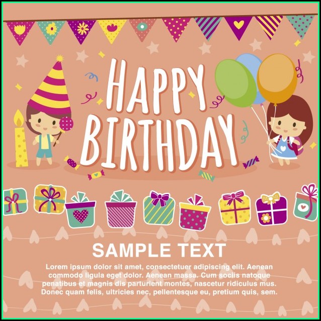 Free Birthday Card Template Download Free Birthday Card Template Download