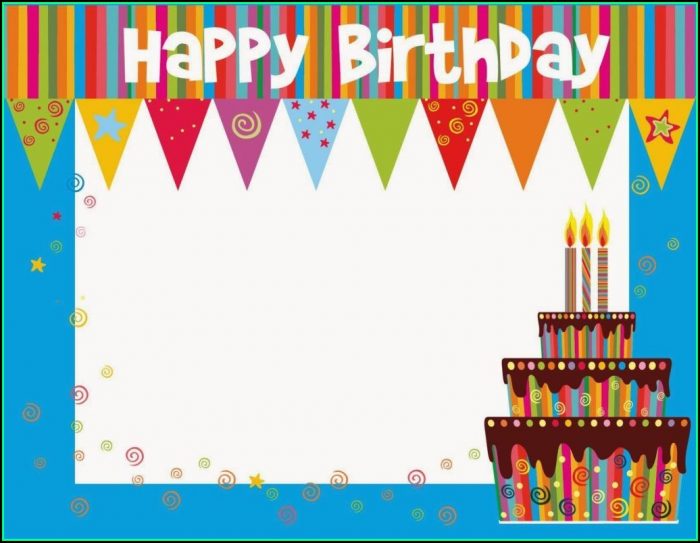 Free Birthday Card Template Photoshop Free Birthday Card Template Photoshop