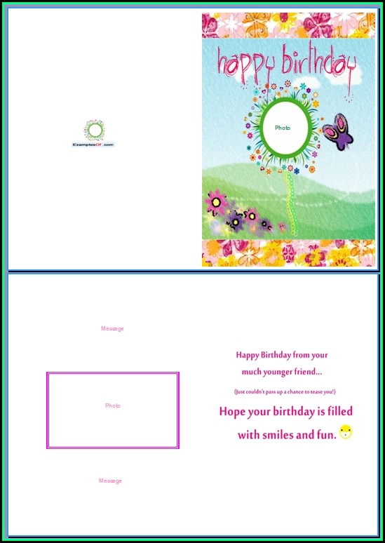Free Birthday Card Templates For Word Free Birthday Card Templates For Word