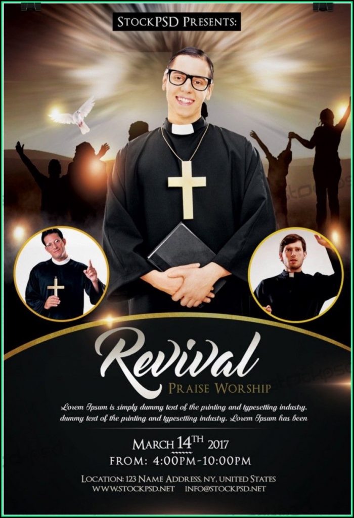 Free Church Revival Flyer Template Psd Free Church Revival Flyer Template Psd
