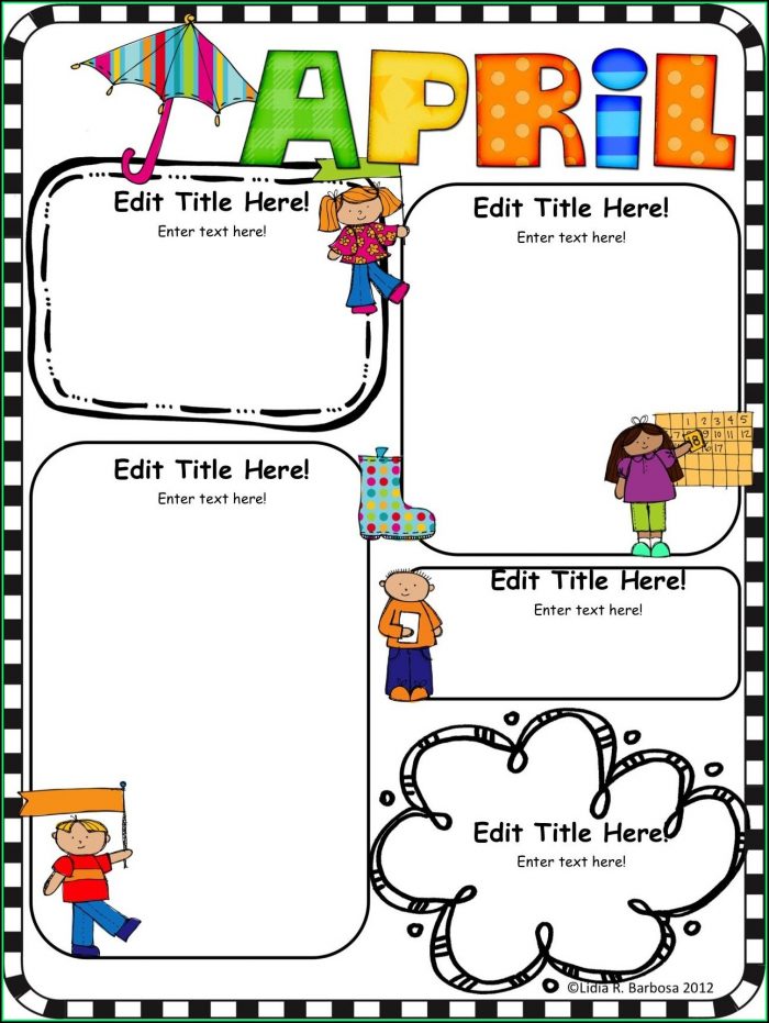 Free Classroom Newsletter Templates Free Classroom Newsletter Templates
