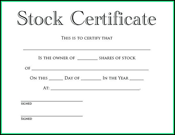 Free Company Share Certificate Template South Africa Free Company Share Certificate Template South Africa